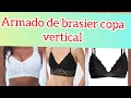 Corte y confección de brasier corte vertical
(bra cutting and construction  vertical  cut