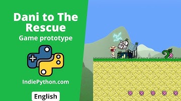 Python game prototype (pygame) - Dani to The Rescue - IndiePython