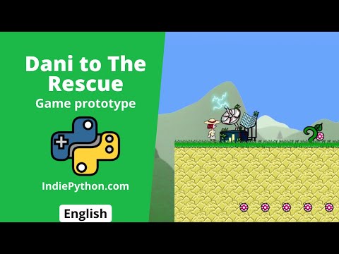 Python game prototype (pygame) - Dani to The Rescue - IndiePython