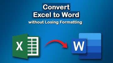 How to Convert or Save Excel to Word document without Losing Formatting