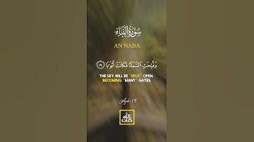 সূরা আন-নবা (An-Naba, سورة النبأ) | কিয়ামতের বার্তা ও জীবনের শিক্ষা | তিলাওয়াত | Kitabullah TV