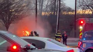 Vehicle strikes utility pole in Plainfield, NJ