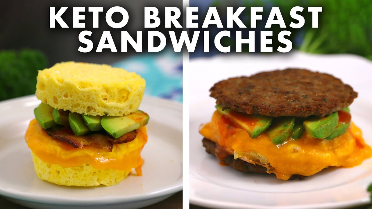 KETO Breakfast Sandwich Recipes YouTube