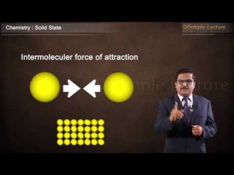 Class 12 Chapter 1 Solid State