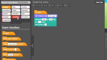 Tynker  - Using Local Variables