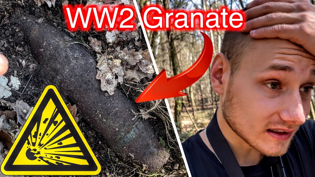 Flugzeug-Absturz-Stelle im Wald mit Metalldetektor abgesucht!! 🛩️ (WW2 Schatzsuche)