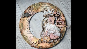Vintage Boutique Mixedmedia Project with Snip Art Chipboard