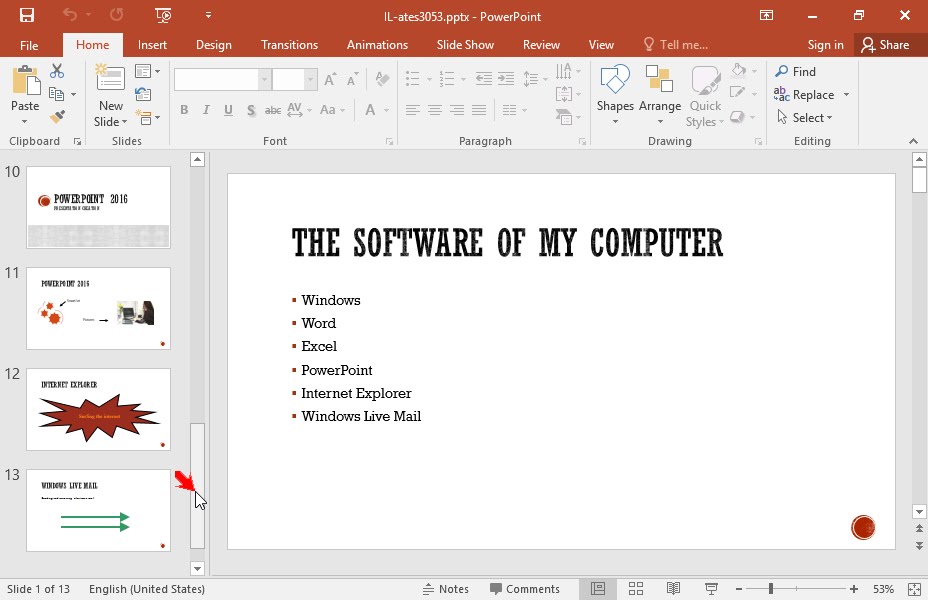 Adjust the size of the graphic (photograph) appearing on ...