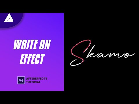 After Effects Tutorial: Handwriting Effect Animation