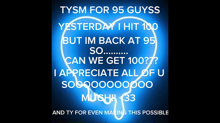 CAN WE GET 100??