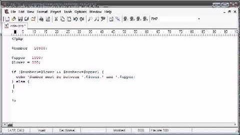 Beginner PHP Tutorial   23   Logical Operators flv