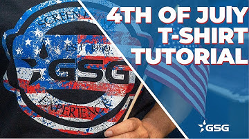 July 4th Screen Print T-Shirt Tutorial