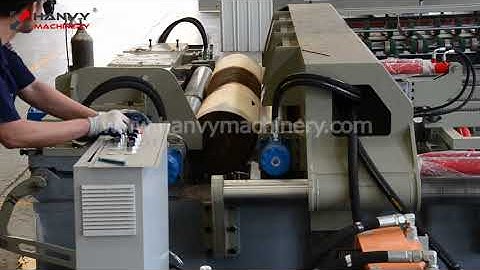 hydraulic wood log debarker