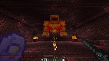 Sun Spirit (Gold Dungeon boss) vs Valkyrie gear (The Aether, 1.20.1)