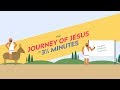 The journey of Jesus in 3 ½ minutes