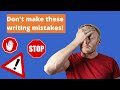 Common Mistakes in Extended Writing