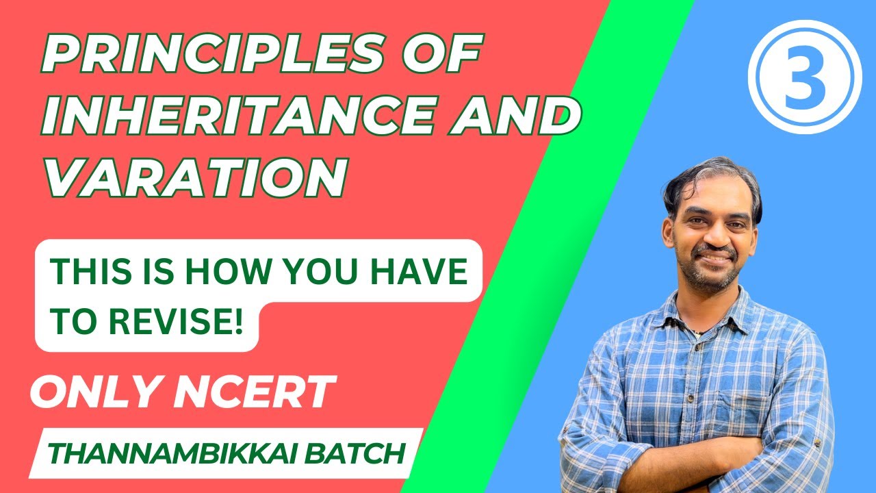 Principles of Inheritance and variation | Part 3 | TB 2024 - YouTube
