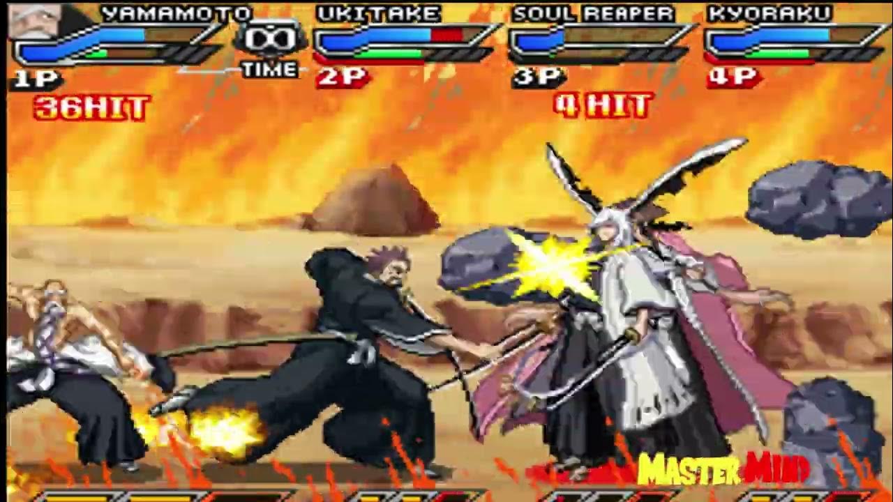Bleach Dark Souls Yamamoto/Soul Reaper Vs Ukitake/Kyoraku(CPU Level 7