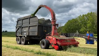 Cumbrian Silage Roundup 2022. Six drag chopper outfits at work this summer.