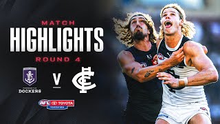 Fremantle v Carlton Highlights | Round 4, 2024 | AFL