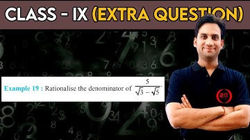 Rationalise the denominator of 5/(√3 - √5) | Example 19 Class 9 Maths Chapter 1 NCERT Solution