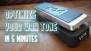 Improve your Wah Pedal Tone in 5 Minutes | Vox | Dunlop Crybaby