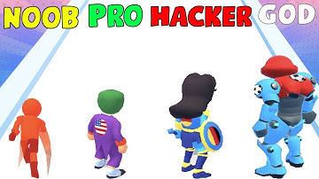 NOOB vs PRO vs HACKER vs GOD in Parkour Race