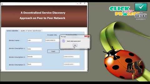 Final Year Projects | A Decentralized Service Discovery Approach on Peer-to-Peer Networks