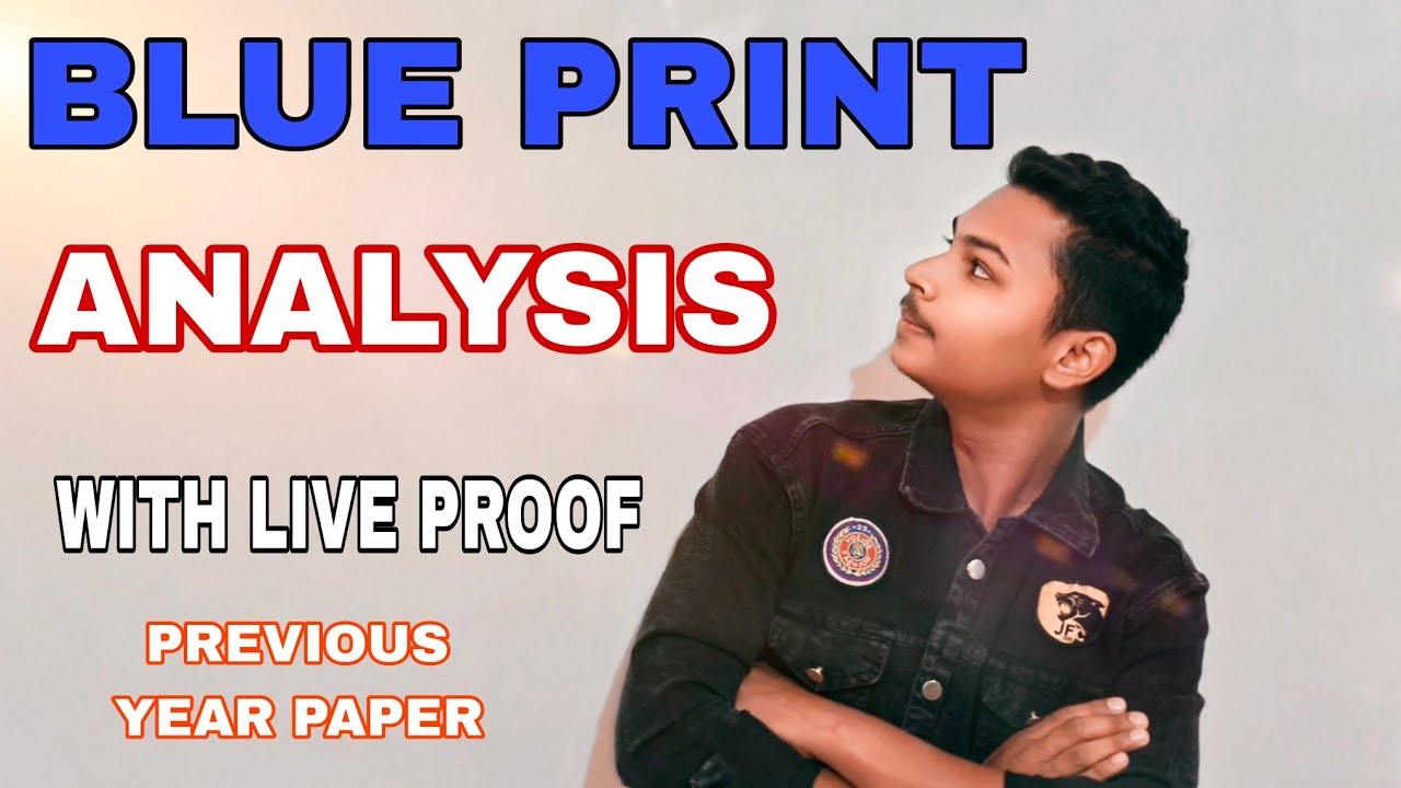 Blue Print Analysis With Live Proofs | Kriya Sharir Paper 1 | Bams First Year
