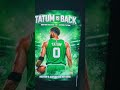 Boston Celtics Superstar Jayson Tatum is Back🏀💪😎