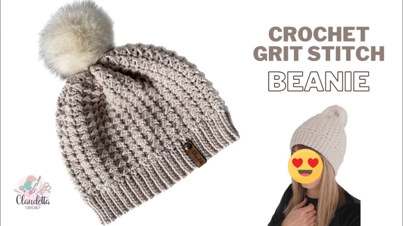 How to Crochet an Easy Beanie Hat | Beginner Tutorial with Grit Stitchl ...