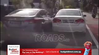 White Honda #SGT5288R Hit and Run #SGB1301G parked along Fidelio Street at 4:28pm on Nov 7