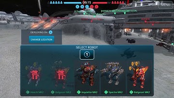 War Robots - SPECTRE SHOCKTRAIN MK2 GAMEPLAY