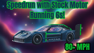 #Arrma Vendetta Fast 1st Run on 6S Using Stock Motor!!!  #rcspeedrun #rccar #rcspeed