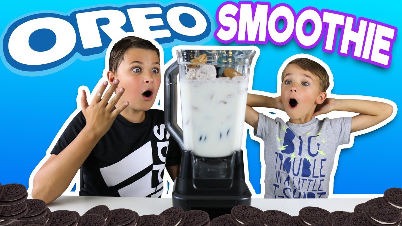 sis vs bro giant oreo smoothie