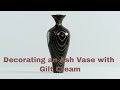 Decorating an ash vase  chestnut products