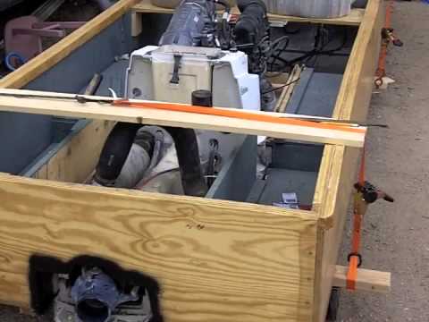 Building a wooden jet jon boat Part 4 - YouTube