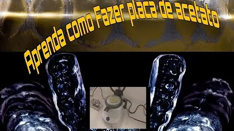 Para que serve a placa de acetato?