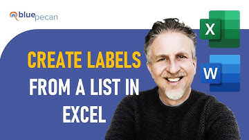 Create Labels from a List in Excel | Mail Merge Labels from Excel to Word | Print Avery Labels