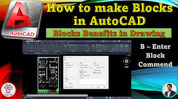 How to make and insert Blocks in AutoCAD | Block Creation and use AutoCAD Design Libraries |
