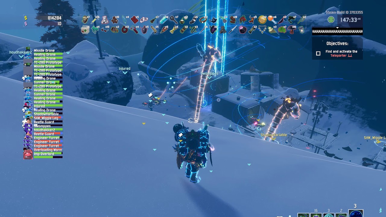 Risk Of Rain 2 Bigger Lobby Risk of Rain 2 large lobby overloading magma worm crazyness - YouTube