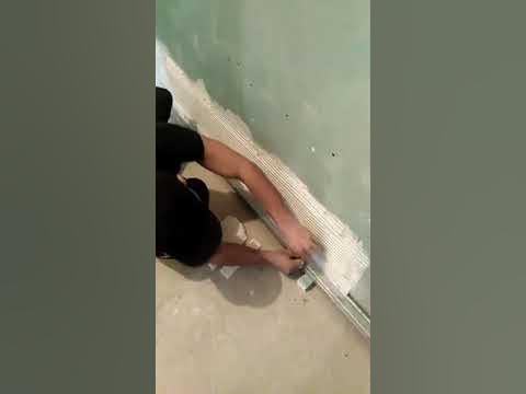 Лепим гипсовый Клинкер кирпичики,на влагостойкий гипсокартон - YouTube