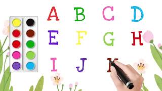 Alphabets A to Z with colours| Learn English Alphabets Capital Letters| 20230627 01