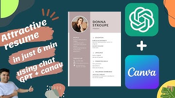 How to make an attractive resume using ChatGPT and Canva