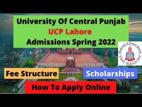 University Of Central Punjab Admission spring 2022 | How To Apply