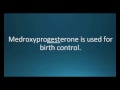 How to pronounce medroxyprogesterone (Depo-Provera) (Memorizing Pharmacology Video Flashcard)