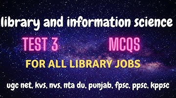Library Science mcqs with Answers | Library Science Questions and Answers | Mcqs for UGC net, fpsc