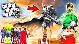 MONSTER DESTROYED GREEN LANTERN AND POKEMON CITY IN GTA 5 | Team4SHOOTER #6