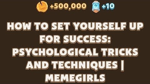 Memefi Video Code today | How to Set Yourself Up for Success: Psychological Tricks and Techniques