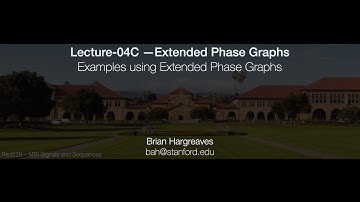 Rad229 (2020) Lecture-04C: Examples using Extended Phase Graphs